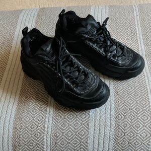 Black Fila Distruptors